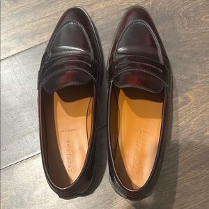 Everlane Women’s Size 8 Burgundy Penny Loafers